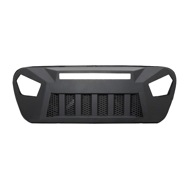Trailfx TrailFX JL09T; Grille; Replacement; 1 Piece; With LED Light Bar Cutout JL09T - main